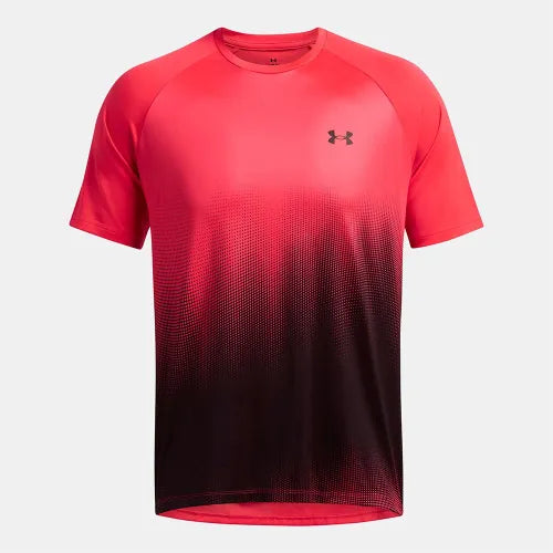 Under Armour Tech Fade T Shirt - Crimson Red