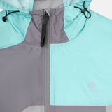 Montserrat Geo Tracktop - Cool Grey/Mint