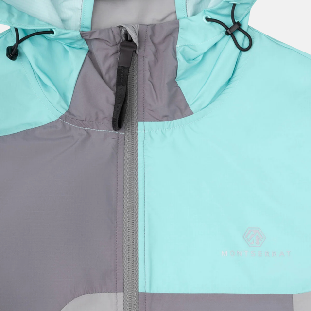 Montserrat Geo Tracktop - Cool Grey/Mint