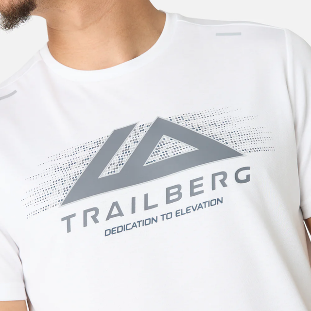 Trailberg Movement T-Shirt / Shorts Set - White/Lunar Grey