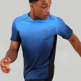 Velozia Performance T-Shirt / Shorts Set - Blue/Black