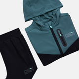 OEX Junior Fell Tracksuit - Green/Black