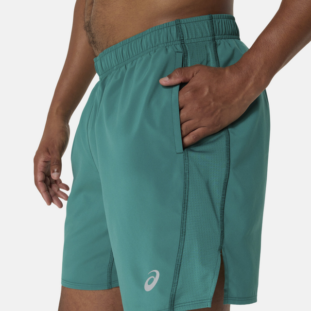 Asics Core Running Jacket / Shorts Set - Teal