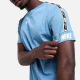 Nike Repeat Logo T-Shirt Short Set - Blue