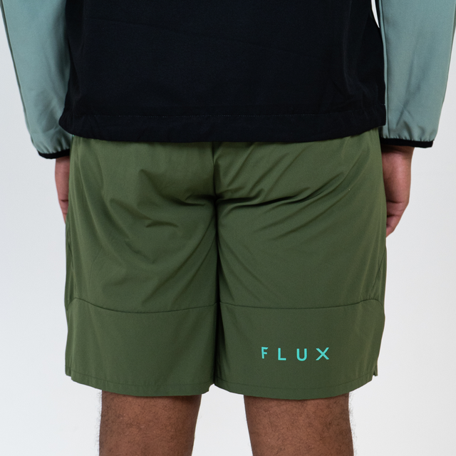 Flux Gradient SS25 Jacket / Shorts Set - Green/Alkaline