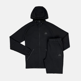 Flux Junior Velar Zip-Up Tracksuit - Black
