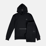 Flux Junior Velar Hoodie Tracksuit - Black