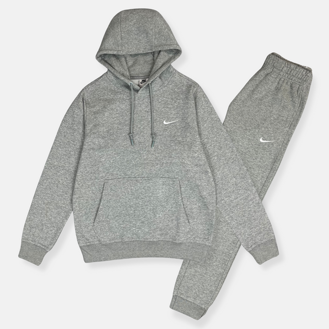 Nike Club Fleece Tracksuit - Marl Grey