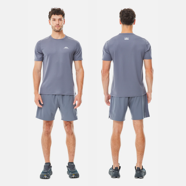 Trailberg Focus T-Shirt / Shorts Set - Storm Grey