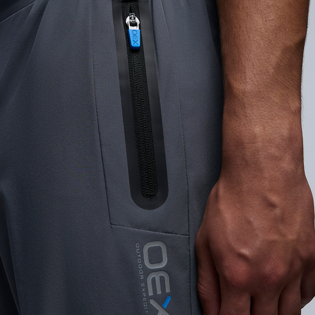 OEX Aspect Tracksuit - Light Grey/Charcoal