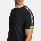 Nike Repeat Logo T-Shirt Short Set - Black / Neon