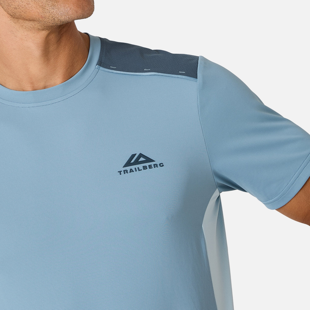 Trailberg Triathlon Ultra T-Shirt - Cool Slate/Frosted Blue