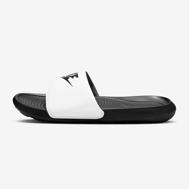Nike Victori Logo Sliders - Black/White