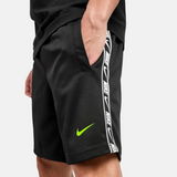 Nike Repeat Logo T-Shirt Short Set - Black / Neon