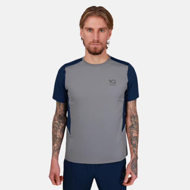 Velozia Evolve T-Shirt - Grey/Navy