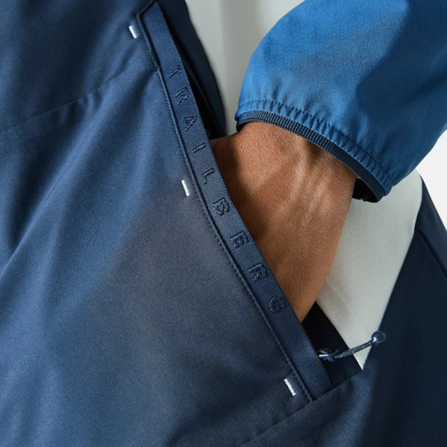 Trailberg Triathlon Ultra Windbreaker - Storm Blue/Inkline