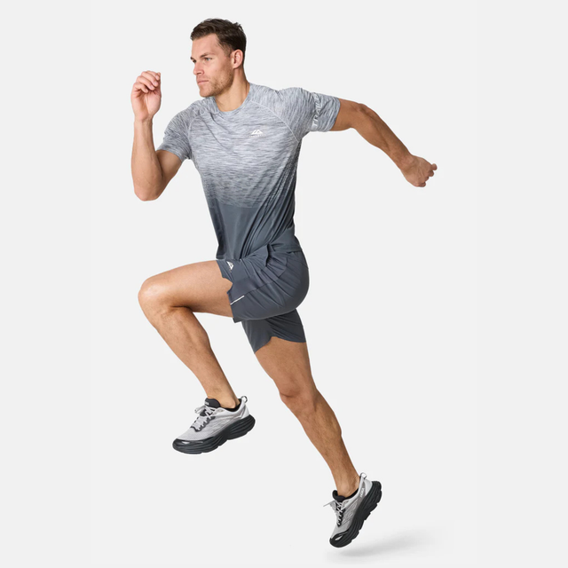 Trailberg Arc Seamless T-Shirt - Graphite Grey