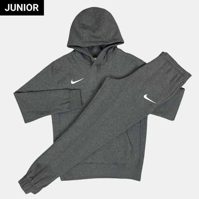 Nike Junior Fleece Tracksuit - Charcoal Grey