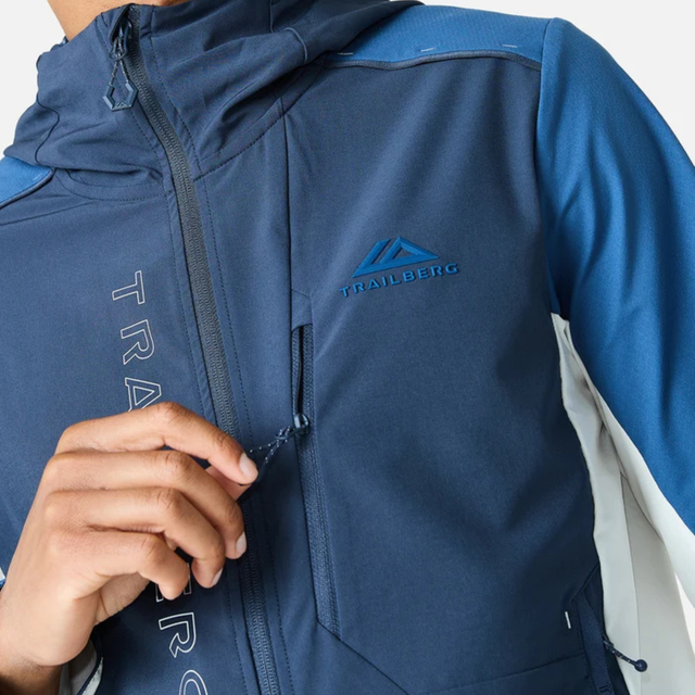 Trailberg Triathlon Ultra Windbreaker - Storm Blue/Inkline