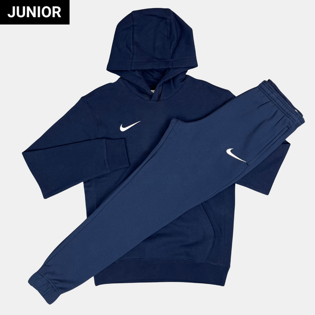 Nike Junior Fleece Tracksuit - Navy Blue