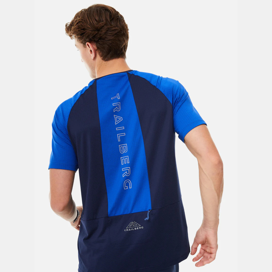 Trailberg Rapid Dash T-Shirt - Navy / Cobalt