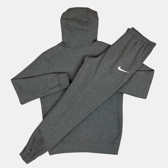 Nike Junior Fleece Tracksuit - Charcoal Grey