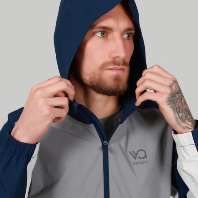 Velozia Evolve Jacket - Grey/Navy