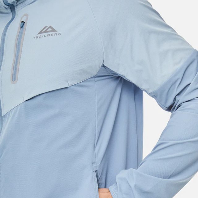 Trailberg Cloud SS25 Hood - Washed Indigo/Frost Blue