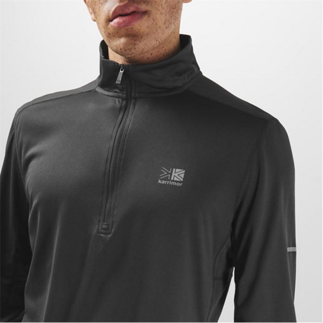 Karrimor Run 1/4 Zip / Shorts Set - Charcoal