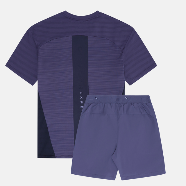 OEX Piton T-Shirt / Breacon Shorts Set - Grape