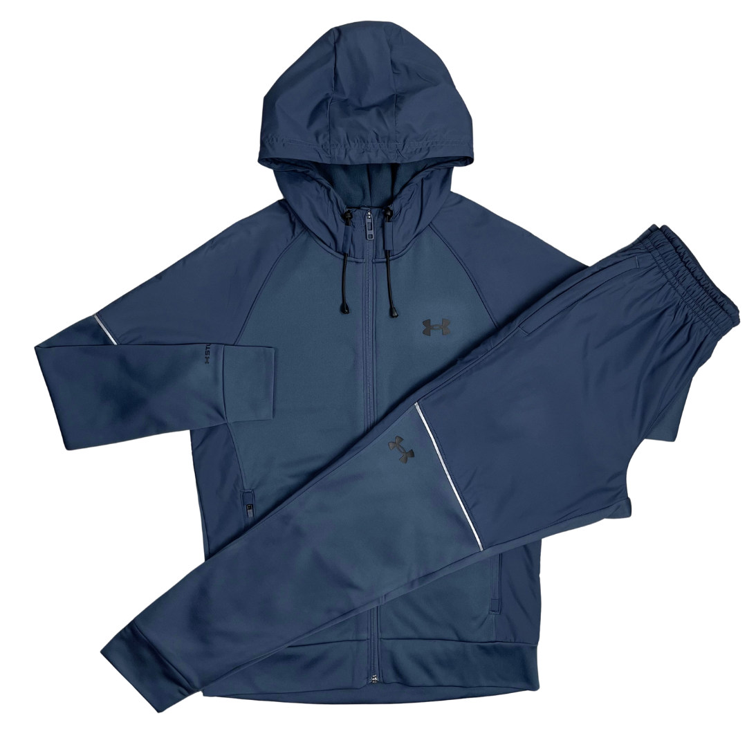 Under Armour Storm Grid Tracksuit - Navy Grey