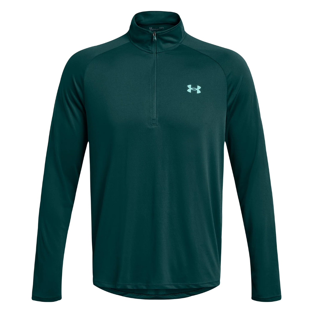 Men's quarter zip training top discount