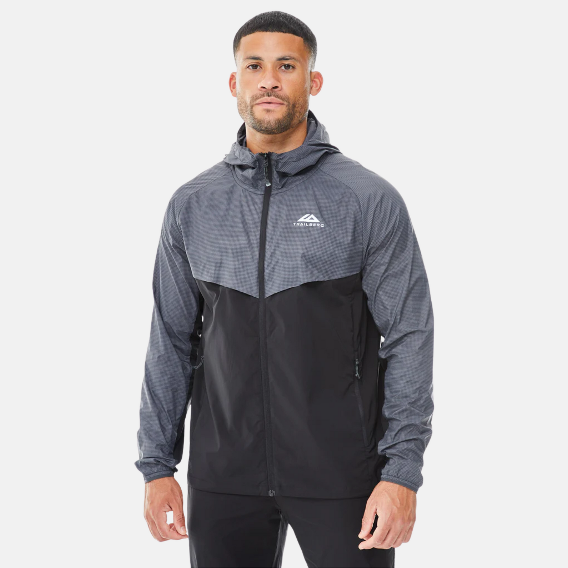 Rapid Grid 2.0 Windbreaker Black Volcano