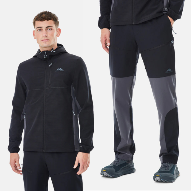 Trailberg Tour 3.0 Tracksuit - Black/Asphalt