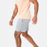 Trailberg Crest T-Shirt / Essentials Short Set - Electric Blue / Grey