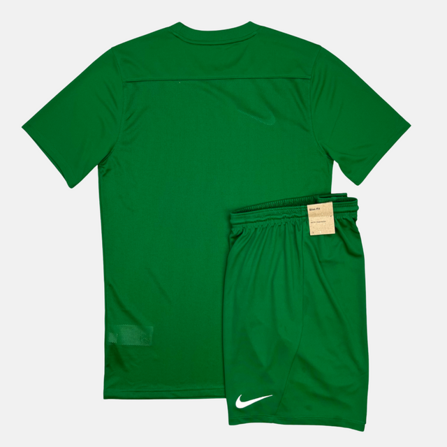 Nike Junior Dri-Fit Tshirt / Shorts Set - Pine Green