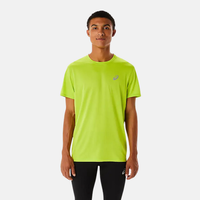 Asics Core T-Shirt / Shorts Set - Neon/Black