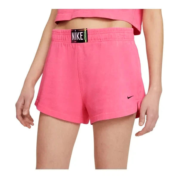 Nike Women’s Logo Fleece Shorts - Pink