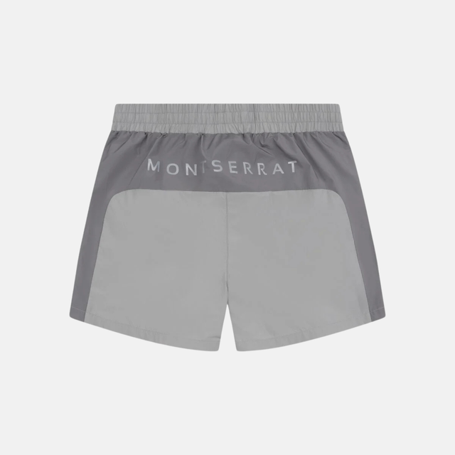 Montserrat Geo Tracktop / Shorts Set - Cool Grey/Mint