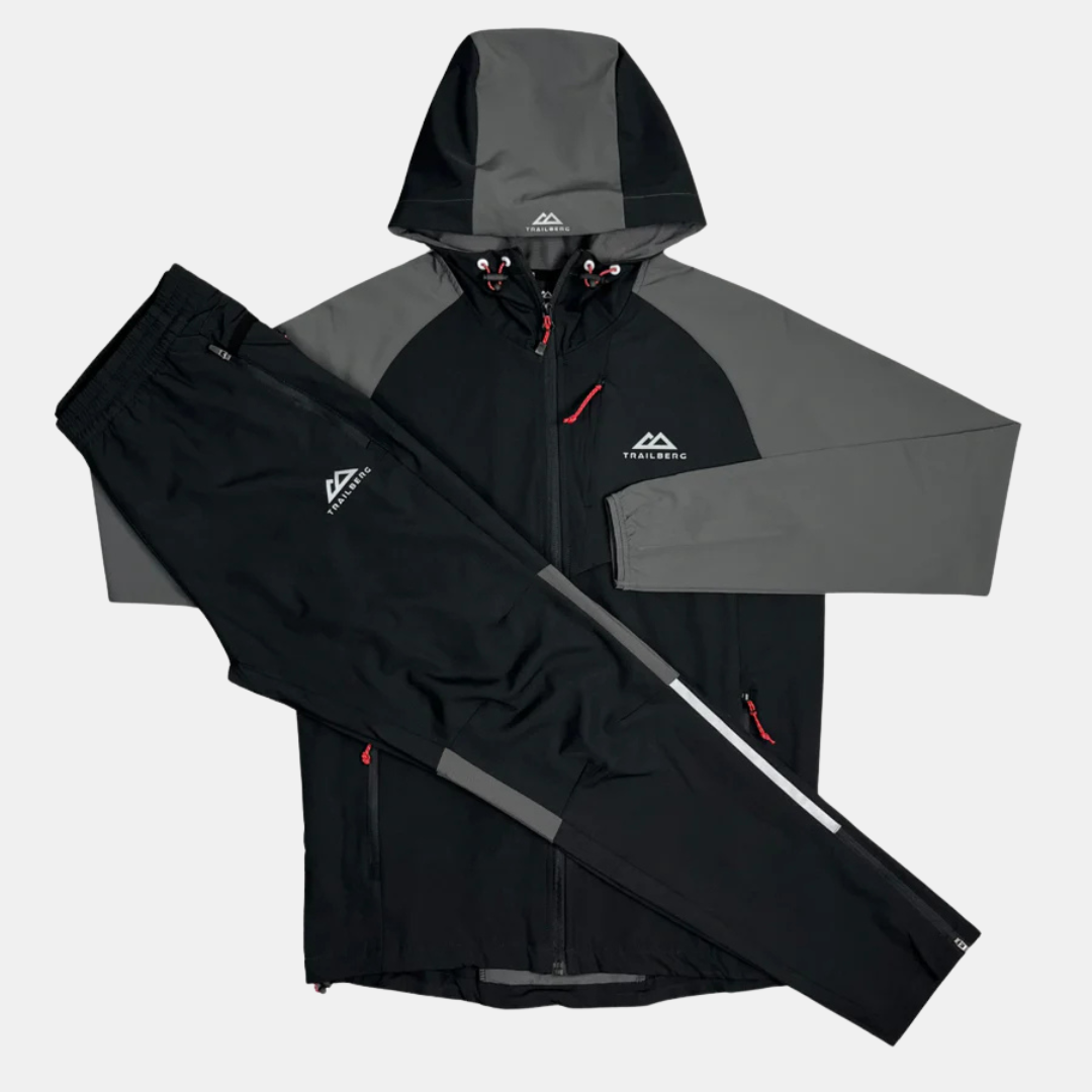 Trailberg Rapid Keyline Tracksuit - Black / Asphalt