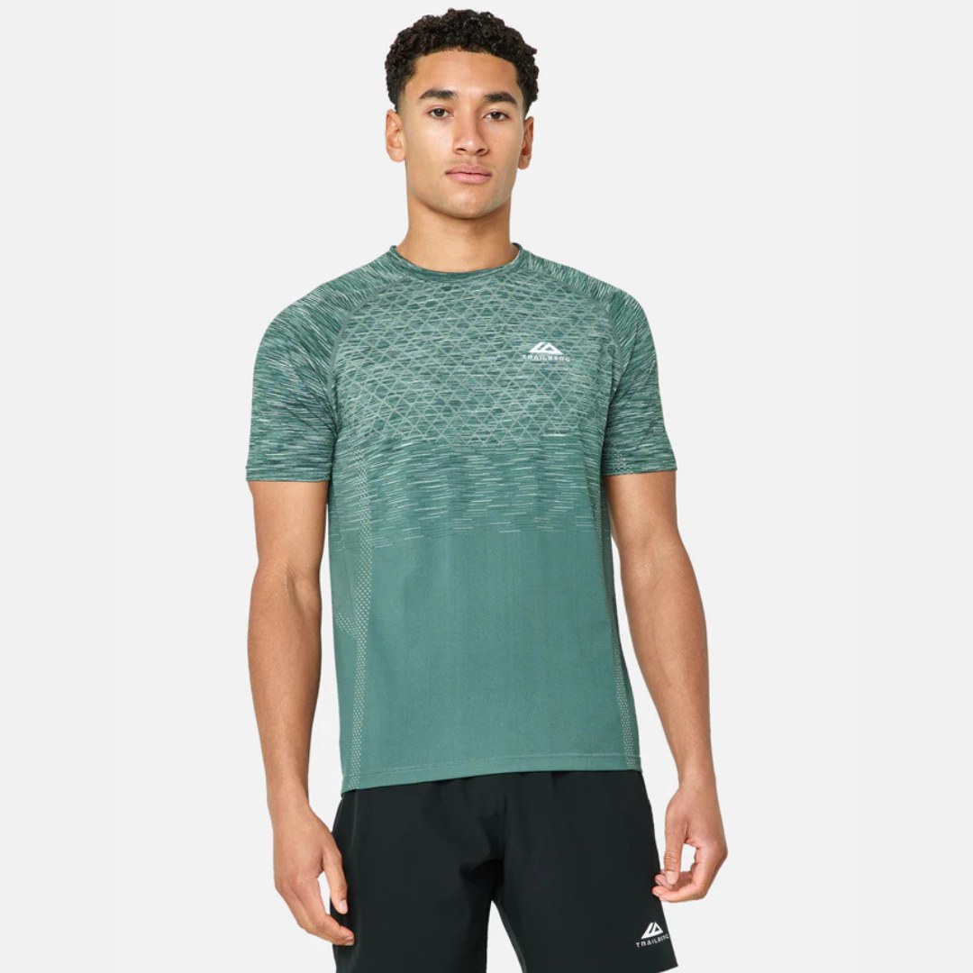 Stride Seamless T Shirt Evergreen Mist