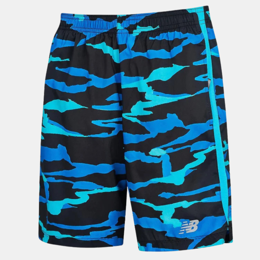 New Balance Accelerate 7 inch Running Shorts - Blue Camo