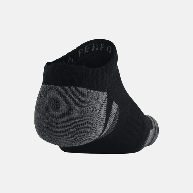 Under Armour Performance (3 Pack) No Show Socks - Black