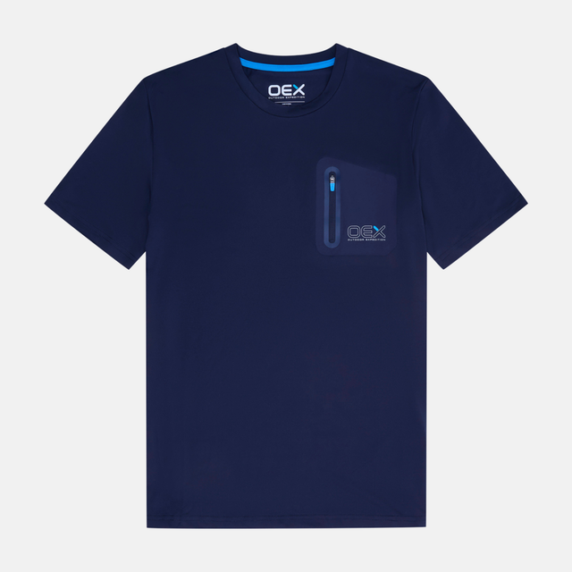 OEX Braemar T-Shirt / Shorts Set - Navy