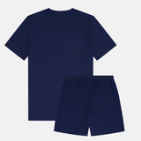 OEX Braemar T-Shirt / Shorts Set - Navy