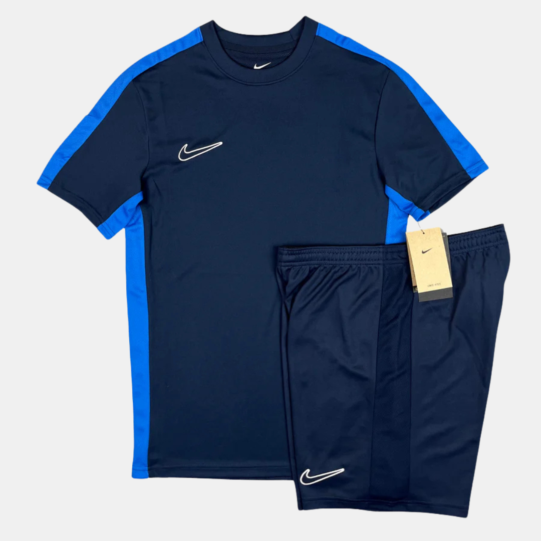 Nike Academy Drill Tshirt / Shorts Set - Navy / Blue