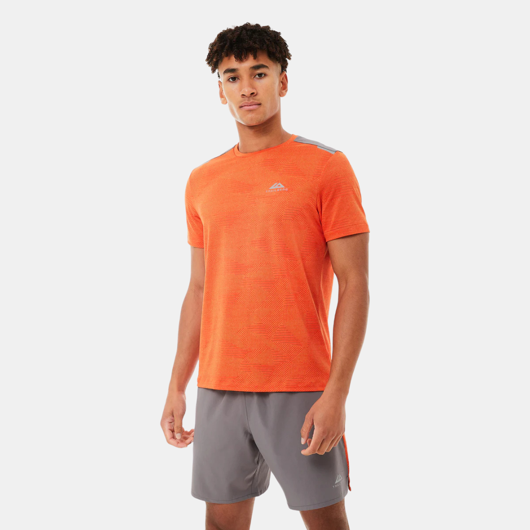 Trailberg Dimension T-Shirt - Orange/Grey