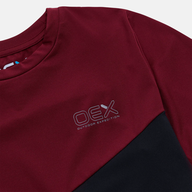 OEX Junior Flynn T-shirt / Shorts Set - Red/Black