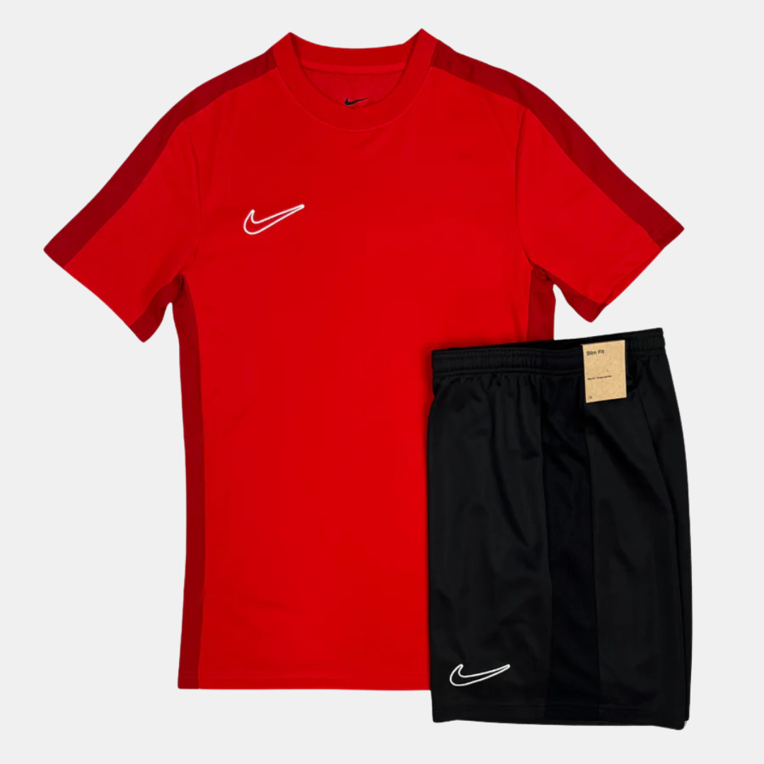 Nike Academy Drill Tshirt / Shorts Set - Red / Black