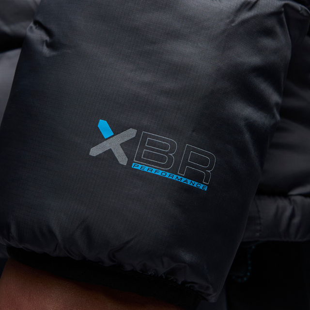 OEX Monro Puffer Coat - Charcoal / Black